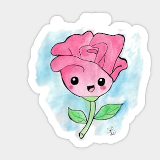 My rose is special Sticker